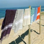 Serviette de Bain - Drap de plage - Jeté de lit en coton naturel